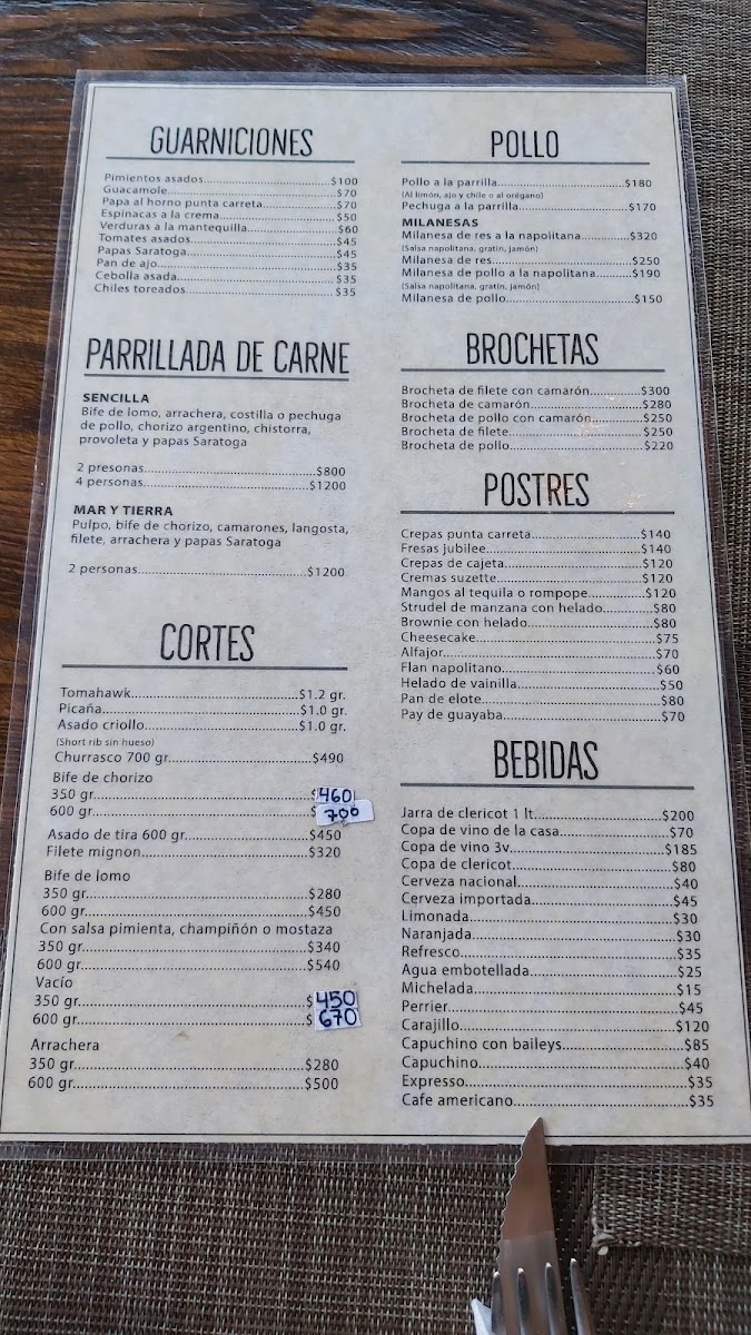 Puerto Montt Parrilla Argentina Menu - Image 4